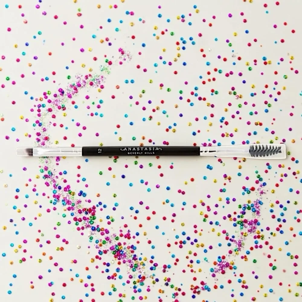 Anastasia Beverly Hills Brush 12 Duo Brow/Eye Liner Angled Cut/Spooley
